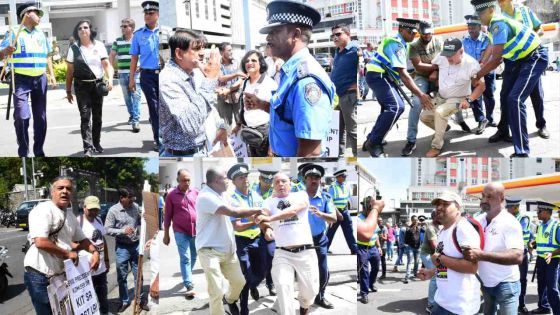 Manif devant les Casernes centrales : huit membres de LPM arrêtés