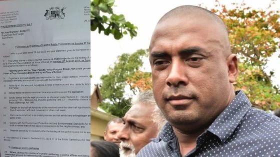 Marche pacifique le 7 août : la police n’a aucune objection 