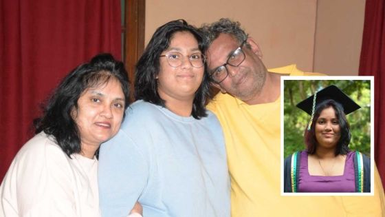 Janvi Riya Juwaheer réussit son baccalauréat à 16 ans