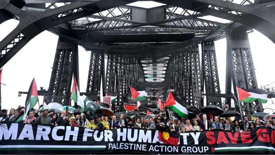 Sydney : des dizaines de milliers de personnes manifestent en soutien à la Palestine