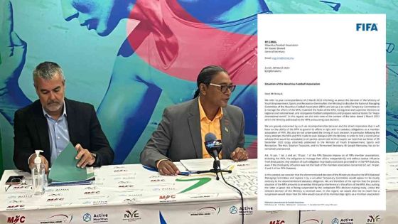 La FIFA lance un ultimatum au ministère des Sports de Maurice à la suite de la dissolution du comité directeur de la MFA
