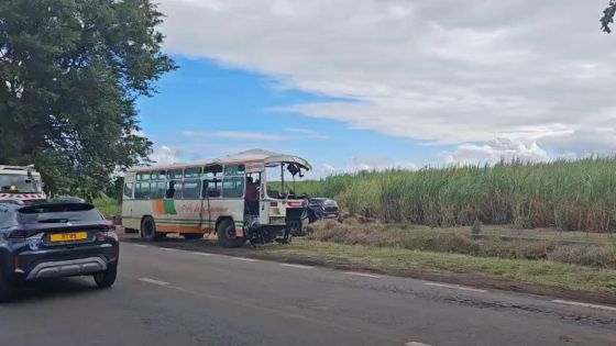 Accident à Cascavelle :  « Sofer-la inn kit nou koum samem dan bis-la, linn ale », confie une passagère 