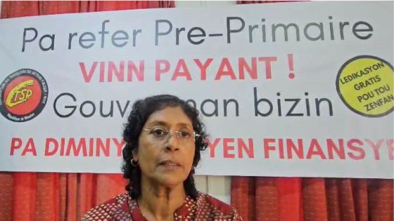 Fin du Free Pre-Primary Education Scheme : « Solution ena, selma bisin fer li dan dialog », affirme Jane Ragoo