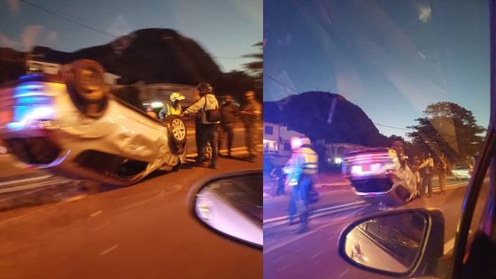 Accident sur l’autoroute M2, en face du Caudan