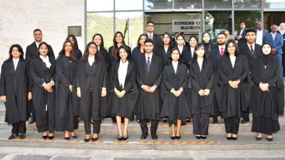 Cour suprême : 25 nouveaux avoués prêtent serment 