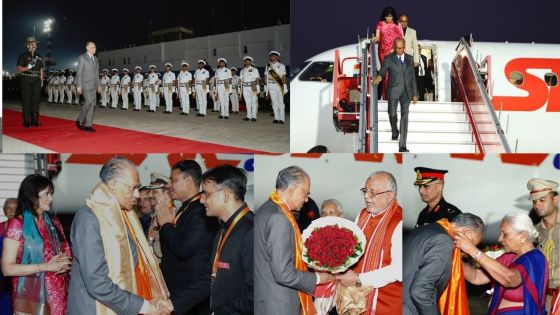 [En images] En visite d’État en Inde : accueil solennel du PM, Navin Ramgoolam, à Varanasi 