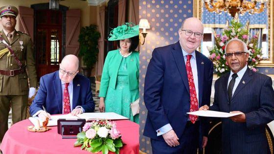 Diplomatie : Paul Brummell prend ses fonctions de Haut-commissaire britannique à Maurice