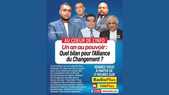 Au Cœur de l’Info – Un an après le 60-0 : l’Alliance du Changement face à son bilan