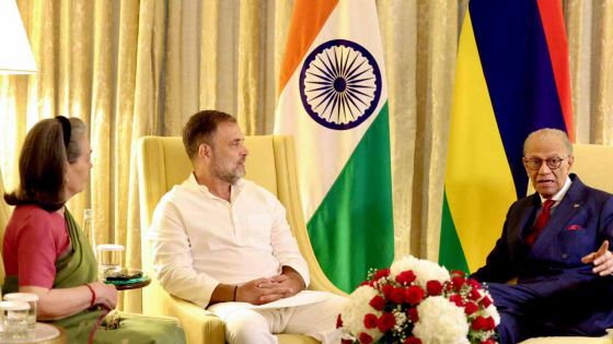 Visite d’État en Inde : Ramgoolam rencontre Rahul et Sonia Gandhi
