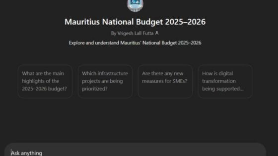 Budget 2025-26 : Le ministère des TIC met en place un chatbot pour les questions