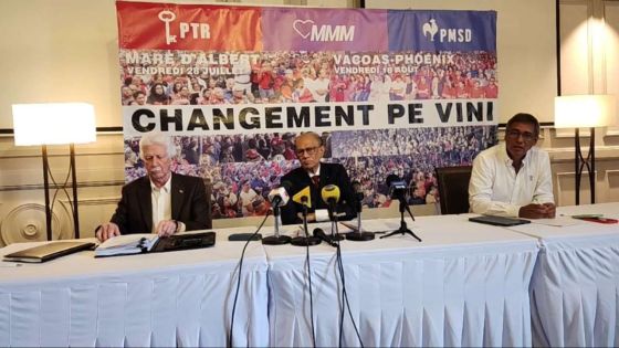 «Le PM intérioriserait l’idée d’une défaite», selon  Ramgoolam 