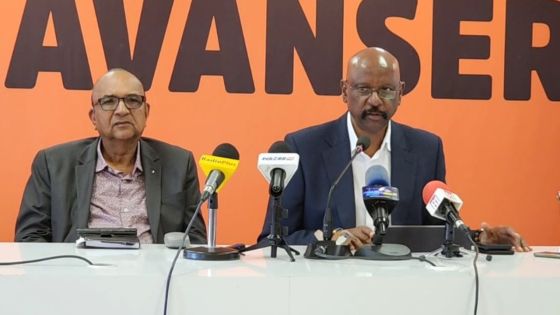 PTr-MMM-PMSD : «Sa menaz politik a trwa-la inn fini kase sa», selon Lesjongard 