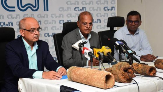 CWA : 291 kilomètres de tuyaux remplacés depuis janvier 2023, indique Maunthrooa