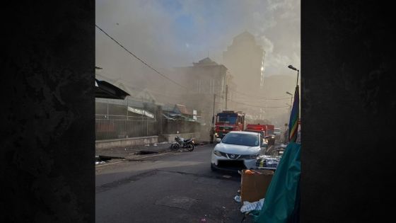Marché central : un étal prend feu, l'incendie maîtrisé