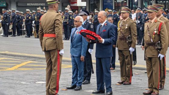 Remembrance Day 2025 : dépôts de gerbes à Curepipe, absence du MMM