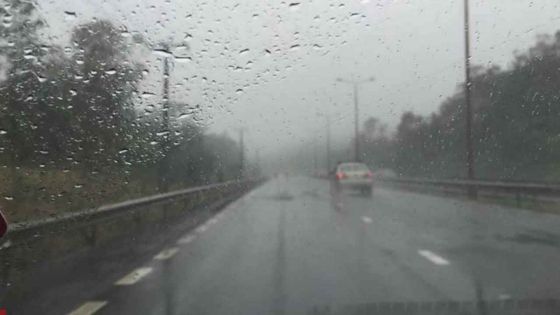 Météo : veille de fortes pluies valable jusqu’à midi demain