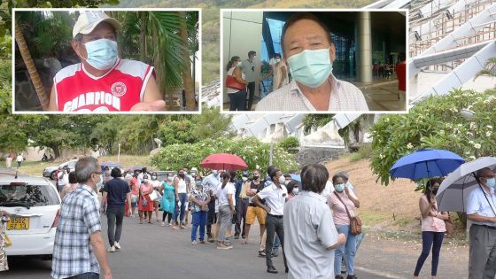 Vaccins anti-Covid-19 : longue file d’attente pour la «Booster Dose» au SVICC à Pailles