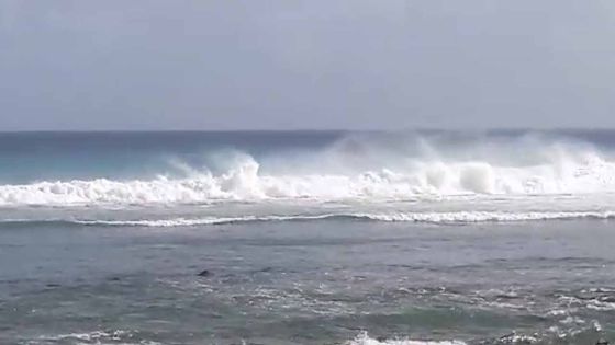 Avis de fortes houles de l'ordre de 5 à 7 mètres  