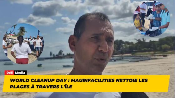 World Cleanup Day : Maurifacilities nettoie les plages à travers l'île