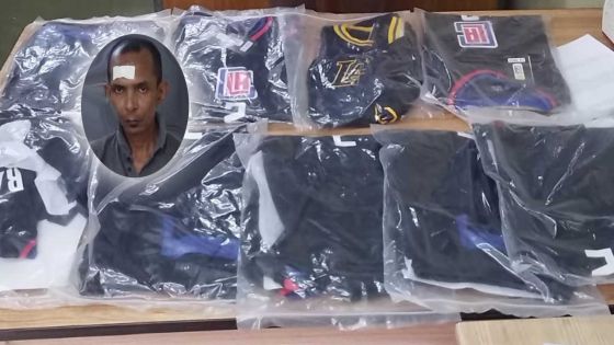 Port-Louis : arrêté pour avoir volé neuf maillots de sport