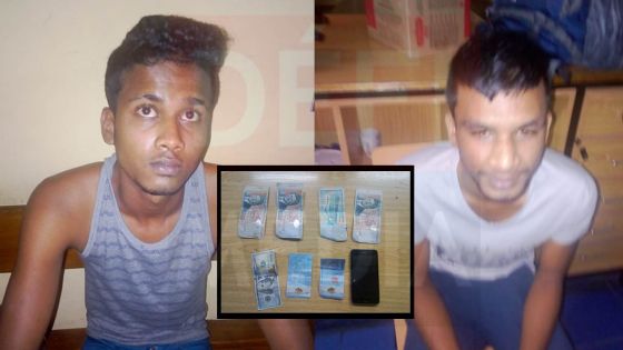 Série de vols : deux jeunes hommes épinglés