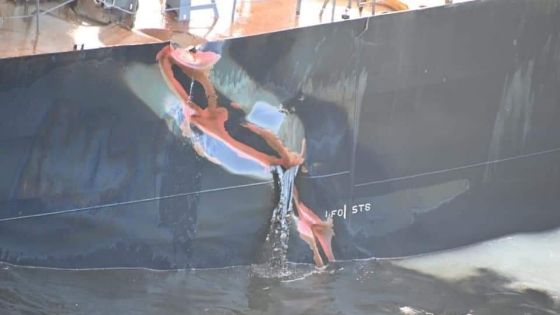 Wakashio : «Une longue fissure» observée par les plongeurs de David Huggett