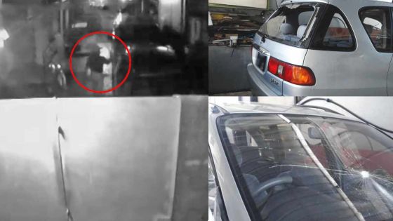 Vidéo-surveillance : cet homme va briser trois pare-brise 