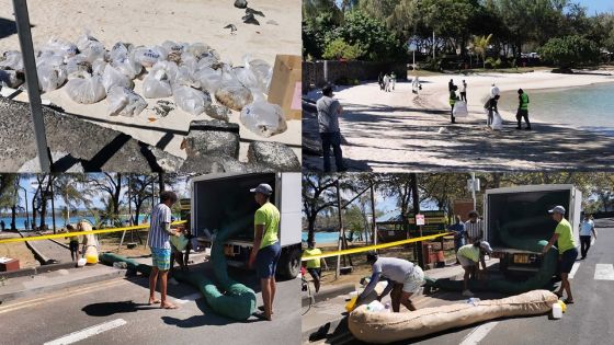 Blue-Bay : volontaires et autorités s’activent pour stopper la progression du mazout 