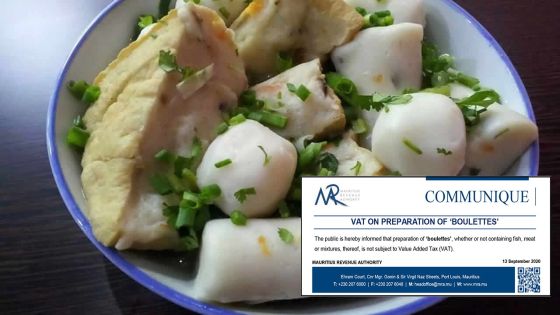 Pas de TVA sur le prix des boulettes selon la MRA