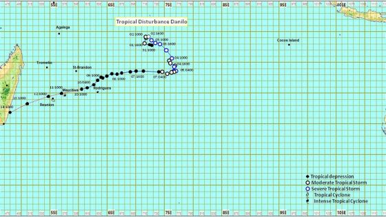 Danilo : averses orageuses et accumulations d’eau attendues 