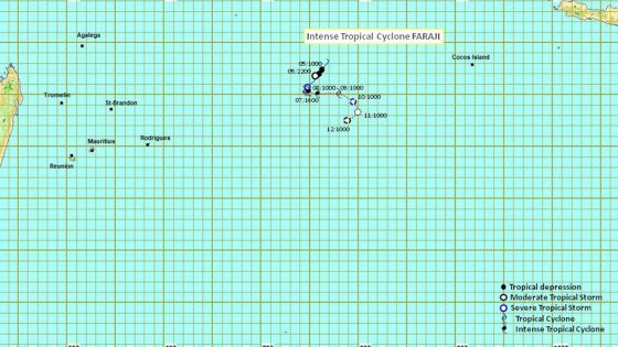 Le cyclone tropical intense Faraji n’influencera pas le temps local