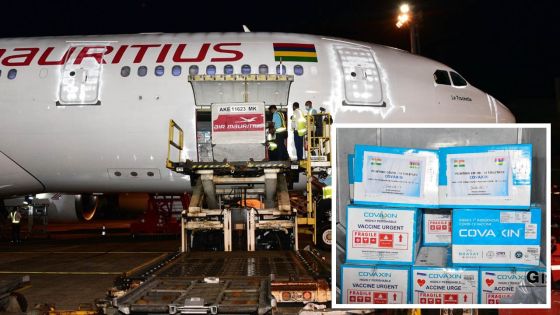 Covid-19 : 200 000 doses de Covaxin sont arrivées ce matin