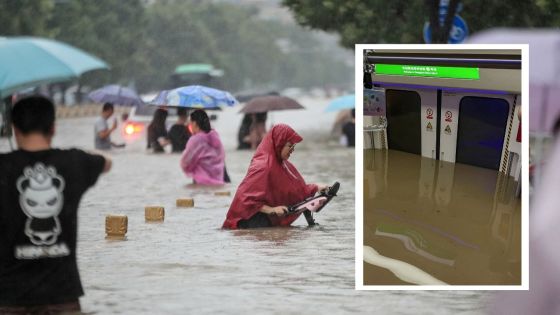 Chine : des intempéries record font 25 morts et engloutissent un métro