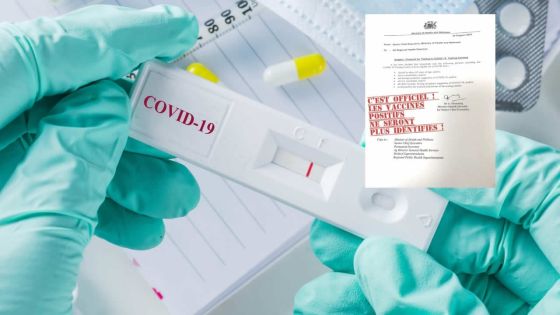 Covid-19 : une 'note' en rouge sur une communication interne sur le nouveau protocole de dépistage source de discussion sur le Web