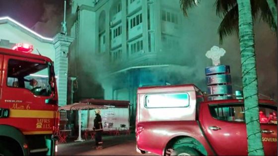 Caudan Waterfront : incendie au Craft Market