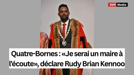 Quatre-Bornes : «Je serai un maire à l’écoute», déclare Rudy Brian Kennoo