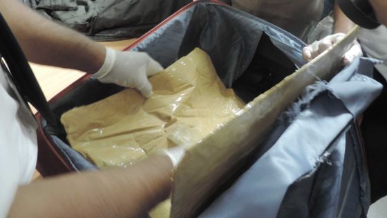 Un passager intercepté avec Rs 63,4 M d’héroïne