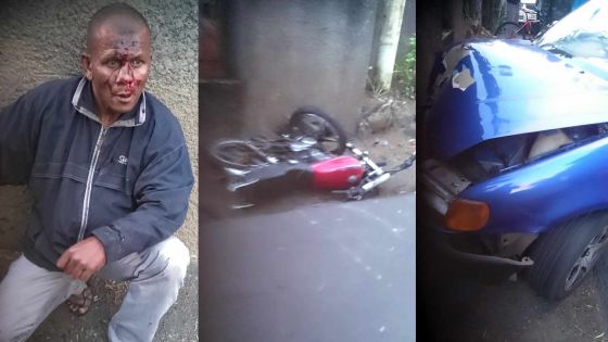 À Quatre-Bornes: Il coince deux bandits avec sa voiture contre un mur