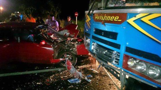 Accidents: 1 mort à Pamplemousses et 1 blessé à Flacq