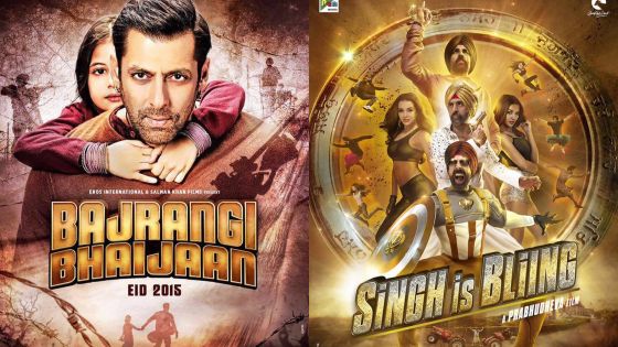 Les films avec les plus grosses recettes de 2015