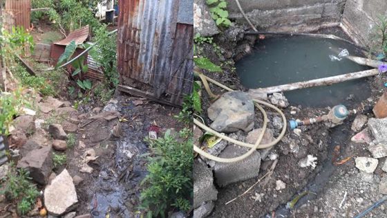 Tranquebar: une eau putride s’accumule