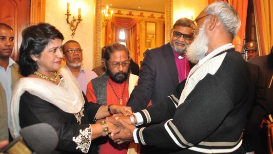 La Présidente en faveur de la paix sociale