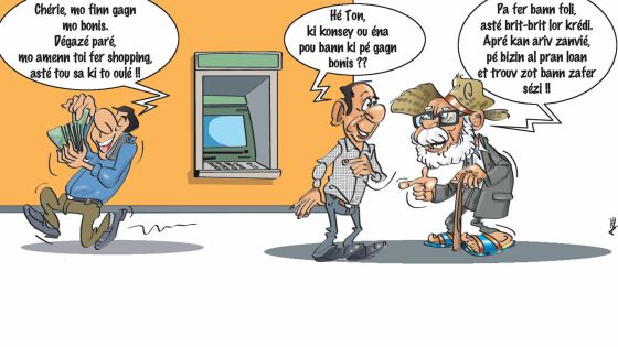 Boni de fin d’année: aret fer foli