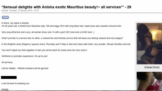 Sur la toile: Maurice affiche ses fantasmes