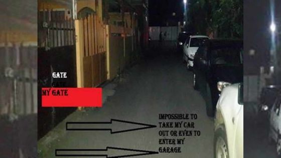 Tombeau Lane: il ne peut sortir sa voiture