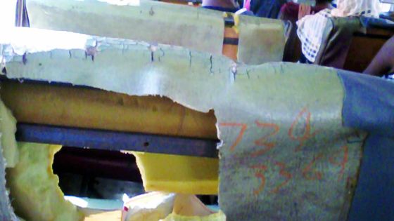 Des bus dans un état lamentable