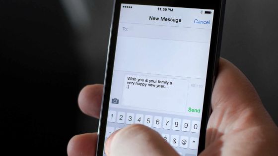 Dans la nuit du 31 décembre: 11,5 millions de SMS attendus