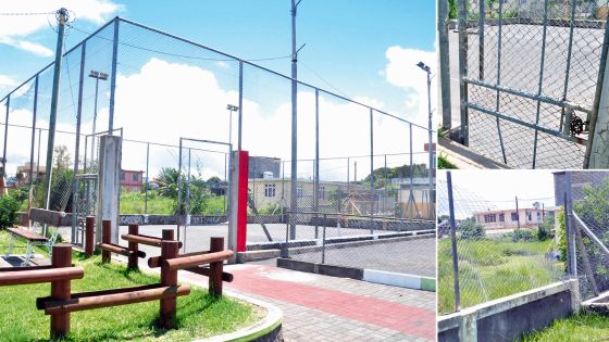 La Source, Quatre-Bornes: un terrain de volley transformé en terrain de foot