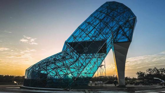 Taïwan: un lieu de culte en forme de chaussure