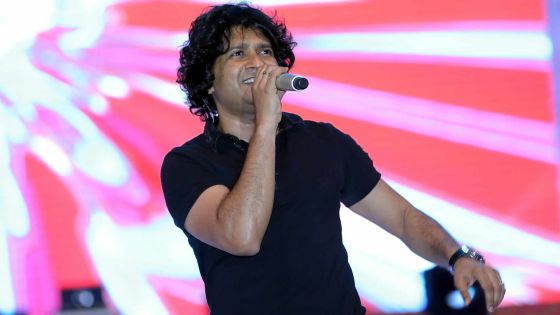 Le chanteur KK en concert à Maurice